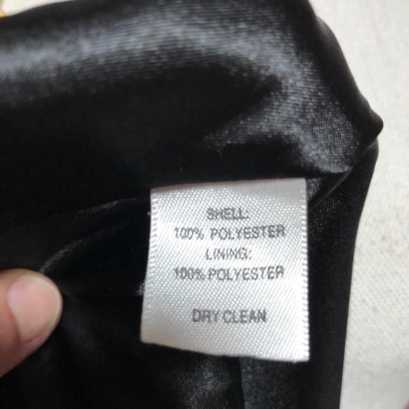 WHBM - GORGEOUS BLACK STRAPLESS MIDI DRESS SIZE 6 EUC - Picture 10 of 14